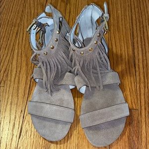 NWOT MICHAEL KORS FRINGE SUEDE SANDAL